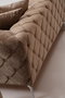Atelier Del Sofa Como - Sofá de 4 plazas Crema oscuro